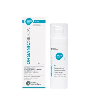 Nawilżająco-regenerujący krem na dzień z krzemem organicznym i kwasem hialuronowym SILOR+B+HA 30ml INVEX REMEDIES