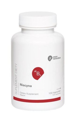 Niacyna 500mg, 100 kaps. INVEX REMEDIES