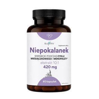 Niepokalanek ekstrakt 10:1 420mg, 60 kaps. SUPLIIV