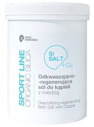 Odkwaszająco-regenerująca sól do kąpieli z miedzią SiSalt+Cu 1500g INVEX REMEDIES