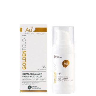 Odmładzający krem pod oczy ze złotem monojonowym Au100 15ml INVEX REMEDIES