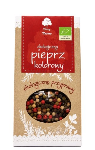 Pieprz kolorowy BIO 30g DARY NATURY