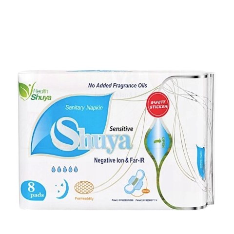 Podpaski nocne SENSITIVE 8 sztuk SHUYA HEALTH