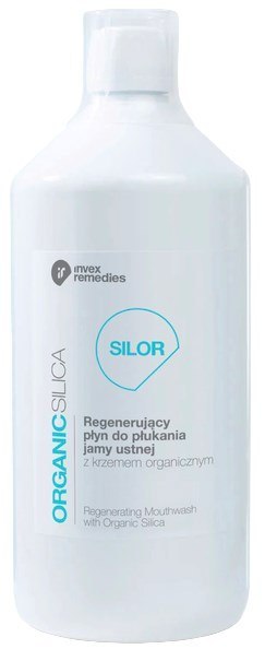 Regenerujący płyn do płukania jamy ustnej z krzemem organicznym SILOR+B 1000ml INVEX REMEDIES
