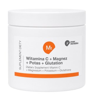 Witamina C + magnez + potas + glutation 150g INVEX REMEDIES