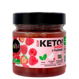 Atodobre! KETO Malina z truskawką bez dodatku cukru 200g