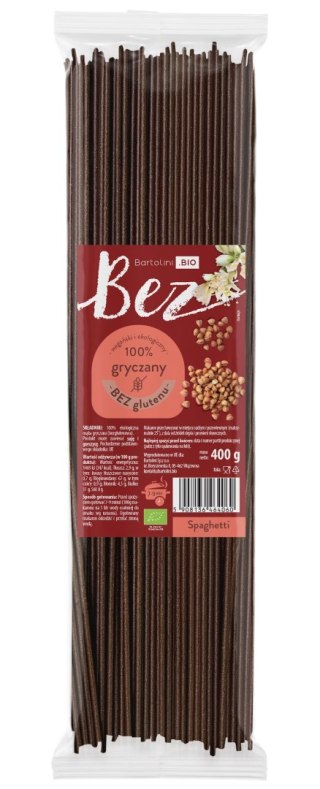 BARTOLINI Makaron gryczany BIO bezglutenowy spaghetti 400g