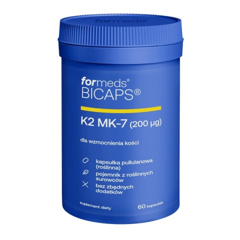 BICAPS K2 MK-7 200mcg, 60 kaps. FORMEDS