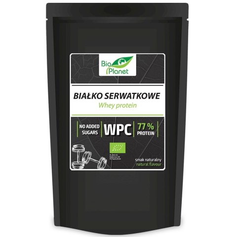 BIO PLANET Białko serwatkowe naturalne (koncentrat WPC 77) BIO 150g