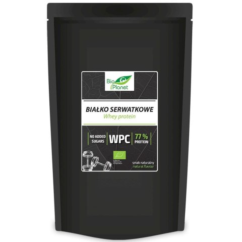 BIO PLANET Białko serwatkowe naturalne (koncentrat WPC 77) BIO 500g
