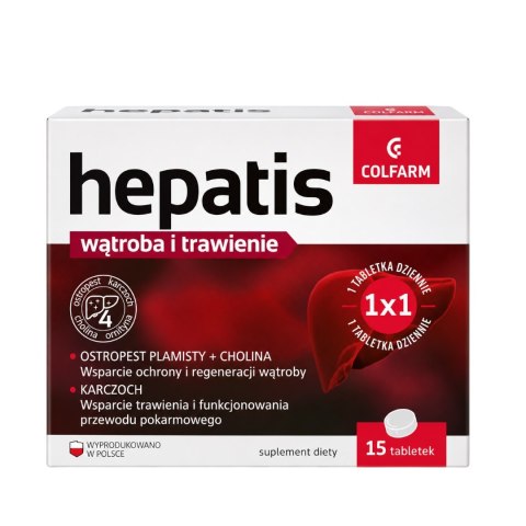 COLFARM Hepatis wątroba i trawienie 15 tabl.