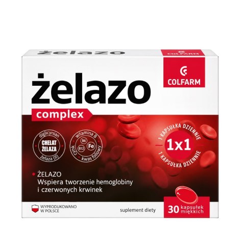 COLFARM Żelazo complex 30 kaps.