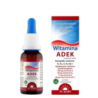 DR. JACOB'S Witamina ADEK w kroplach 20ml