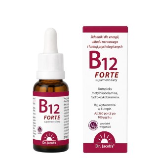 DR. JACOB'S Witamina B12 FORTE w kroplach 20ml