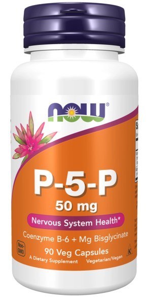 NOW FOODS P-5-P 50mg, 90 kaps.