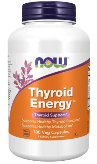 NOW FOODS Thyroid Energy 180 kaps. - wsparcie tarczycy