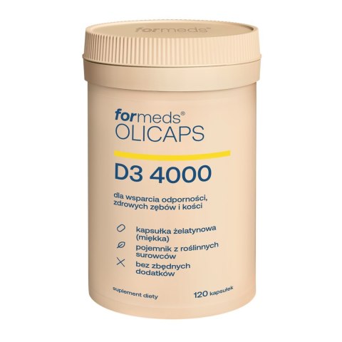 OLICAPS D3 4000 120 kaps. FORMEDS