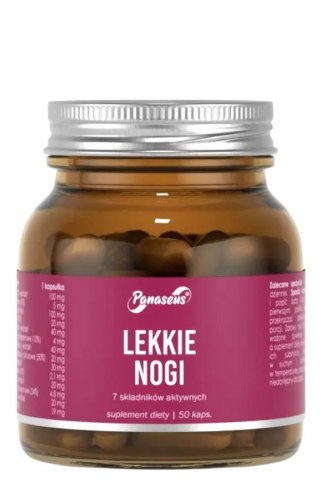 PANASEUS Lekkie nogi - 50 kaps. YANGO