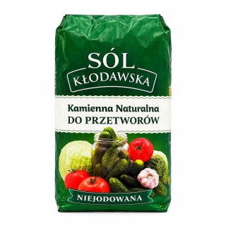 SÓL KŁODAWSKA drobna niejodowana kamienna naturalna "do przetworów" 1,1kg