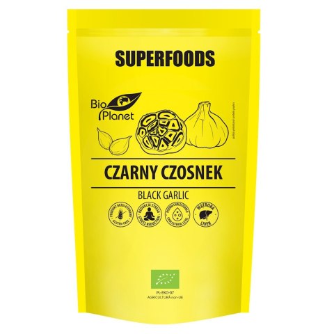 SUPERFOODS Czarny czosnek bezglutenowy główki BIO 70g BIO PLANET