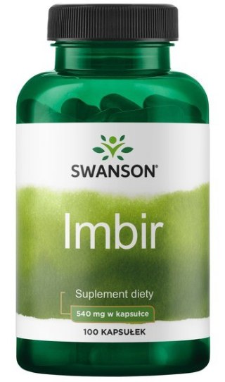 SWANSON Imbir 540mg, 100kaps.