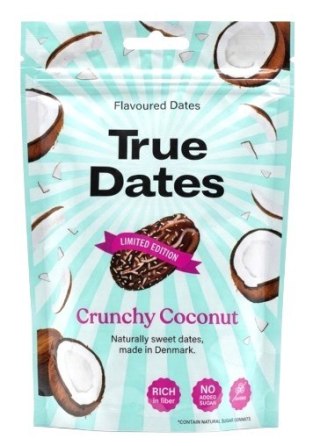 TRUE DATES Crunchy Coconut 100g - daktyle o smaku chrupiącego kokosa